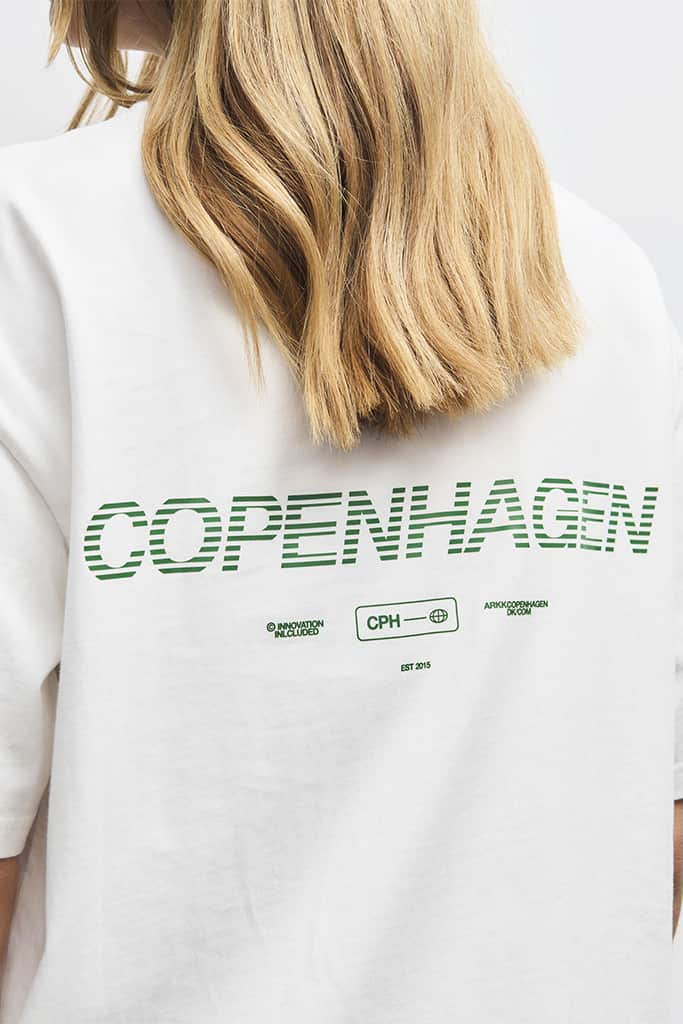 ARKK Apparel ARKK CPH Boxy Tee | Off White Vintage Green T-Shirt